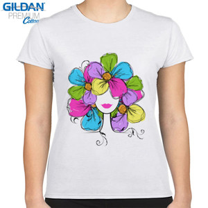Kaos DISTRO GIRL AND FLOWERS