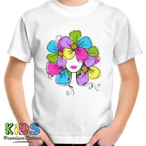 Kaos DISTRO GIRL AND FLOWERS