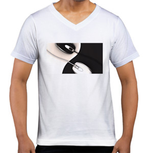 Kaos  57-mouse-yinyang