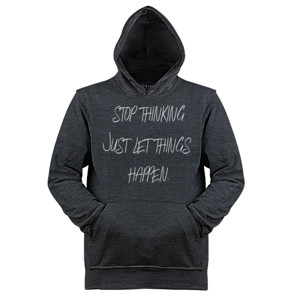 Jaket Hoodie Just Let Things Happen