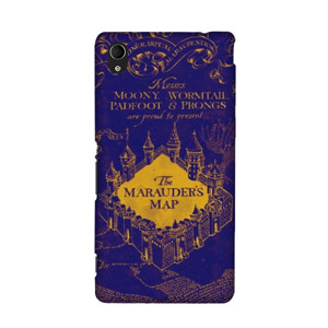 The Marauder's Map Harry Potter 0253 Custom Case Casing HP