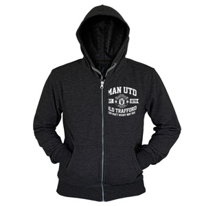 Hoodie Zipper MAN UTD EST 1878 RED WHITE