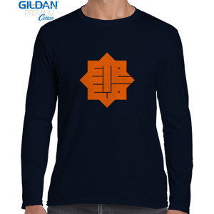 Kaos Muslim Octa Orange-BlueNavy LP