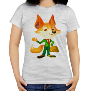 Kaos Cute Busy Fox - Kaos Keren Rubah Sibuk