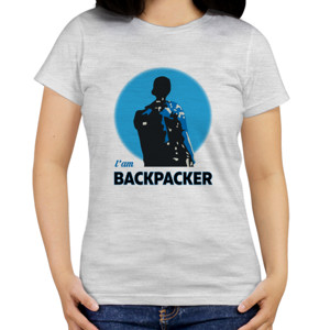 Kaos Backpacker Blue Moon