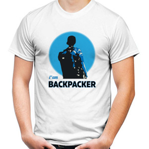 Kaos Backpacker Blue Moon