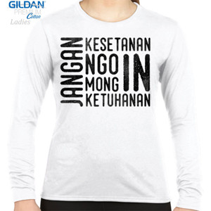 Kaos Jangan Kesetanan 