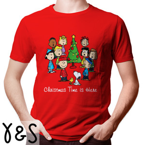 Kaos Christmas Time Is Here The Peanuts  Christmas 1