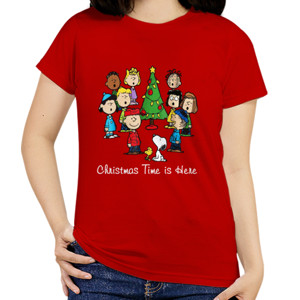 Kaos Christmas Time Is Here The Peanuts  Christmas 1