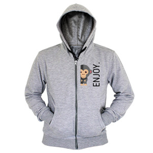 Hoodie Zipper Enjoy