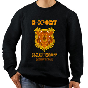 Jaket Sweater E-sport GAMEBOT(gamer botak)