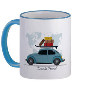 Mug Travelling Car