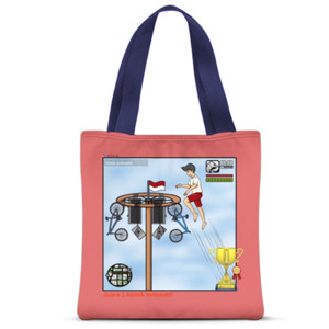 Tas Tote Fullprint Komik terkreatif no.1 2020