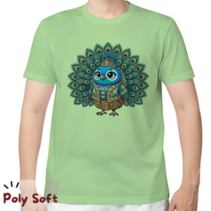 Kaos Kaos Merak Blangkon Poly Soft Green