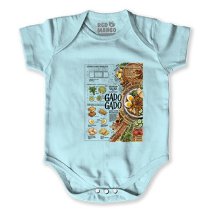 Baby Jumper Kaos Custom Gado Gado Indonesian Salad Street Food