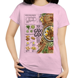Kaos Kaos Custom Gado Gado Indonesian Salad Street Food