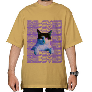 Kaos Oversize Cat Beloved Desain Tshirt