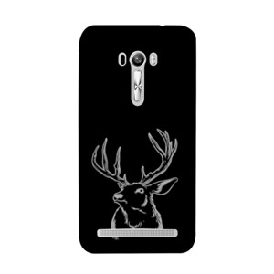 ilustrasi kepala rusa liar putih Casing HP