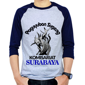 Kaos Raglan Paguyuban Sugeng komisariat Surabaya