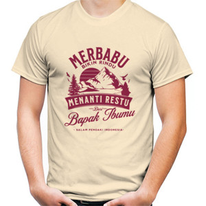 Kaos Merbabu Bikin Rindu