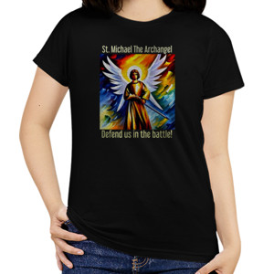 Kaos T-Shirt - St. Michael The Archangel