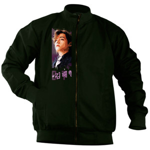 Jaket Bomber  V BTS