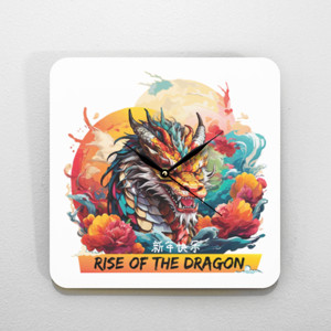 Jam Dinding Rise of the Dragon Clock