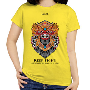 Kaos Keep Figh Barong Version | billiArt Shirt