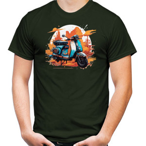Kaos retro scooter