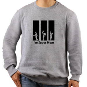 Jaket Sweater super mom