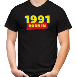 Kaos Baju Kaos Distro Born In 1991 - SAKATIAR STORE