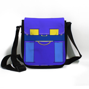 Tas Selempang Blue bag art