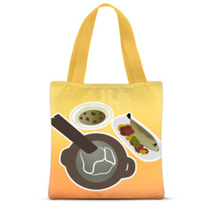 Tas Tote Fullprint Papeda Heritage