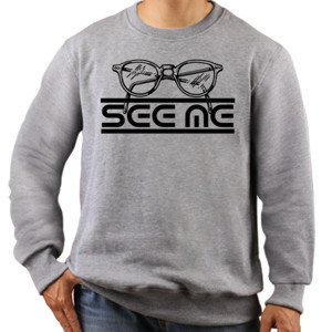Jaket Sweater Kacamata - See Me