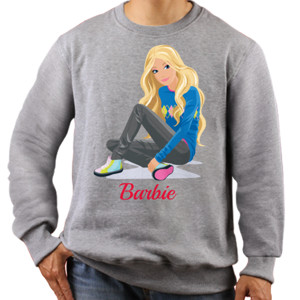 Jaket Sweater Barbie Selfie Custom