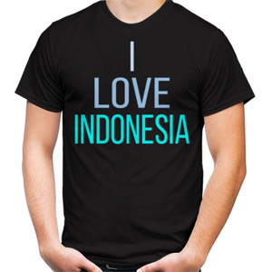 Kaos Kaos I Love Indonesia