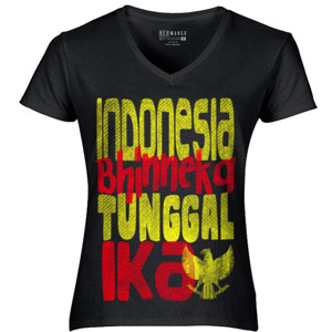 Kaos Indonesia Bhinneka Tunggal Ika Garuda