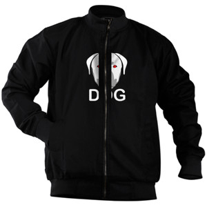 Jaket Bomber Kaos Dog