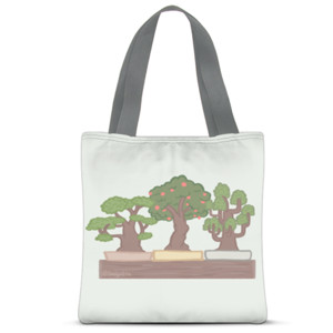 Tas Tote Fullprint Bonsai