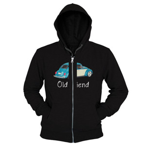 Hoodie Zipper Pecinta Mobil Kuno
