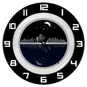 Jam Dinding Malam