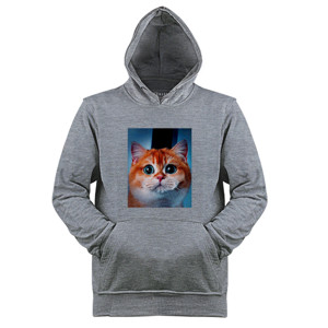 Jaket Hoodie Kucing Mata Gundu