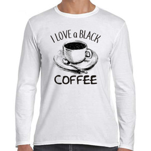 Kaos Kaos Kopi Lengan Panjang