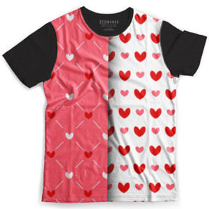 Kaos Fullprint RedMango Fullprint Red White Love