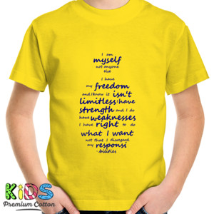 Kaos Myslef free and responsible blue