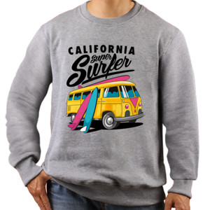 Jaket Sweater Kaos California Super Surfer (SBGWT)