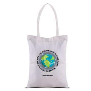Tas Tote save the earth totebag 06