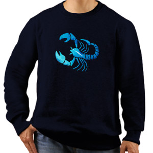 Jaket Sweater Zodiak scorpion keren