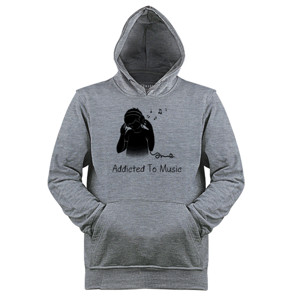 Jaket Hoodie Kaos Pria Addicted Music