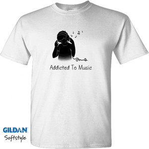 Kaos Kaos Pria Addicted Music